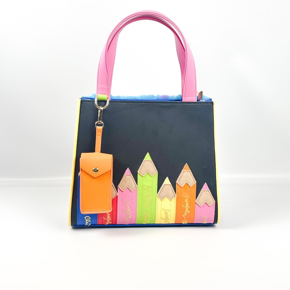Irregular Choice Pencil Me In Tote Bag | Chalkboard Panel | Artist Bag | NWT - Picture 3 of 7